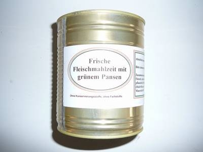 Fleischmahlzeit mit grünem Pansen - 800gr