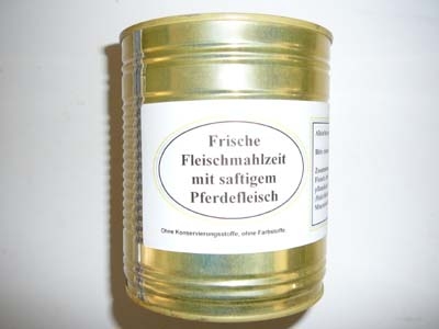 Fleischmahlzeit mit Pferdefleisch - 400gr oder 800gr