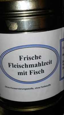 Fleischmahlzeit mit Fisch - 800gr